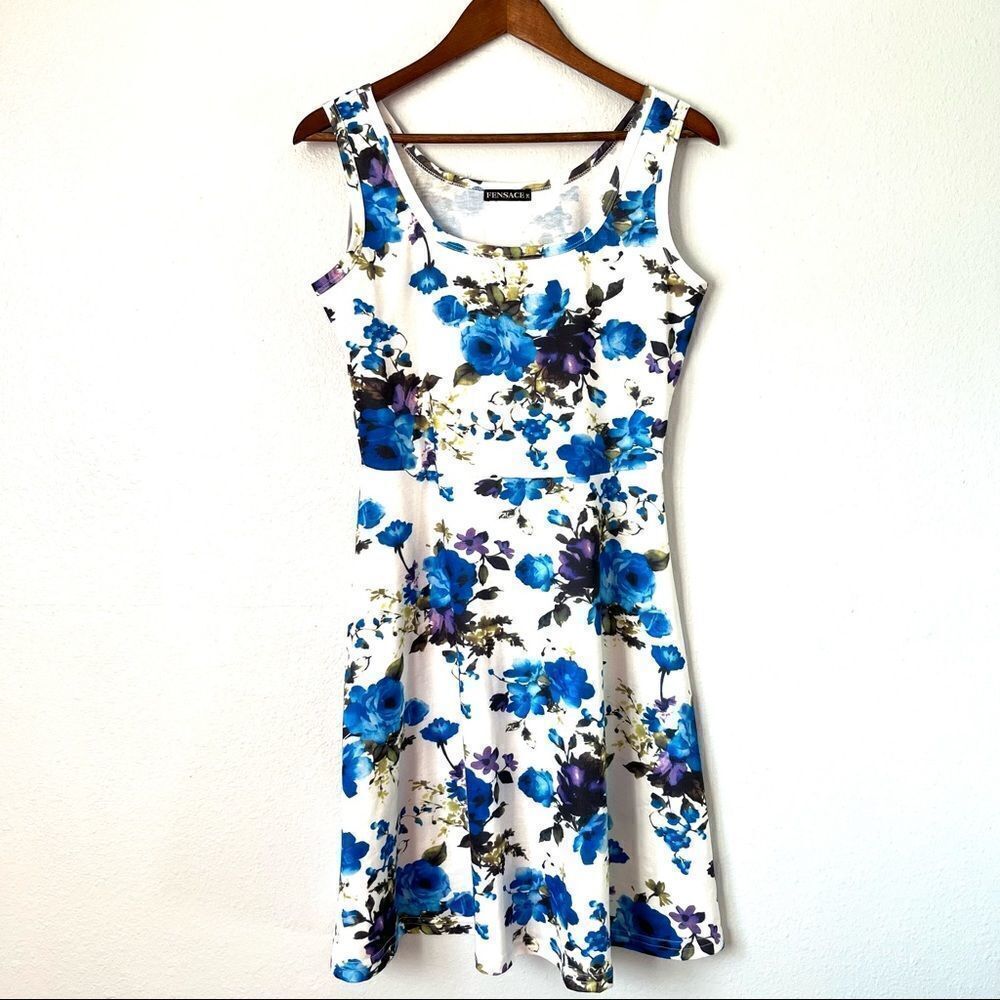 Fensace Women’s Floral Print Dress Size M